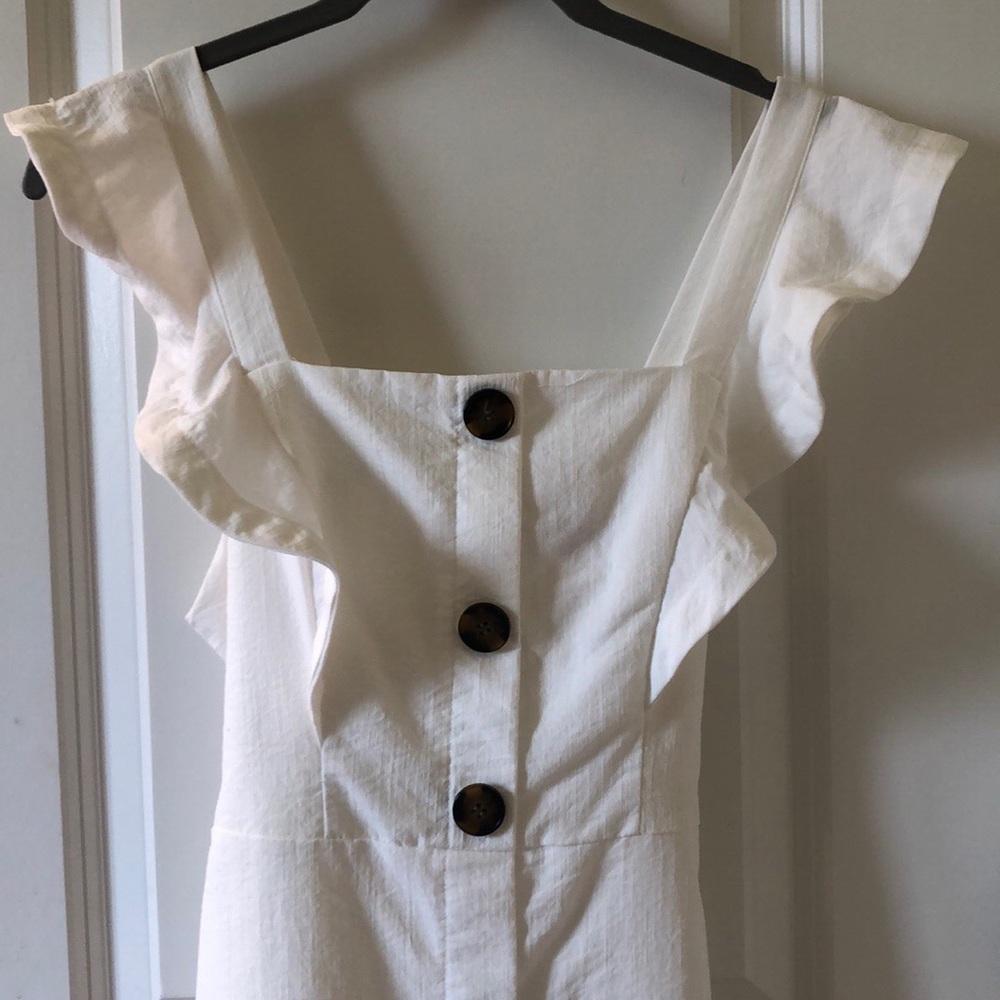 White Ruffle Dress ♥️ - Picture 4 of 5